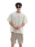  HOWS® BASIC TEE HOWS LOGO / CREAM 