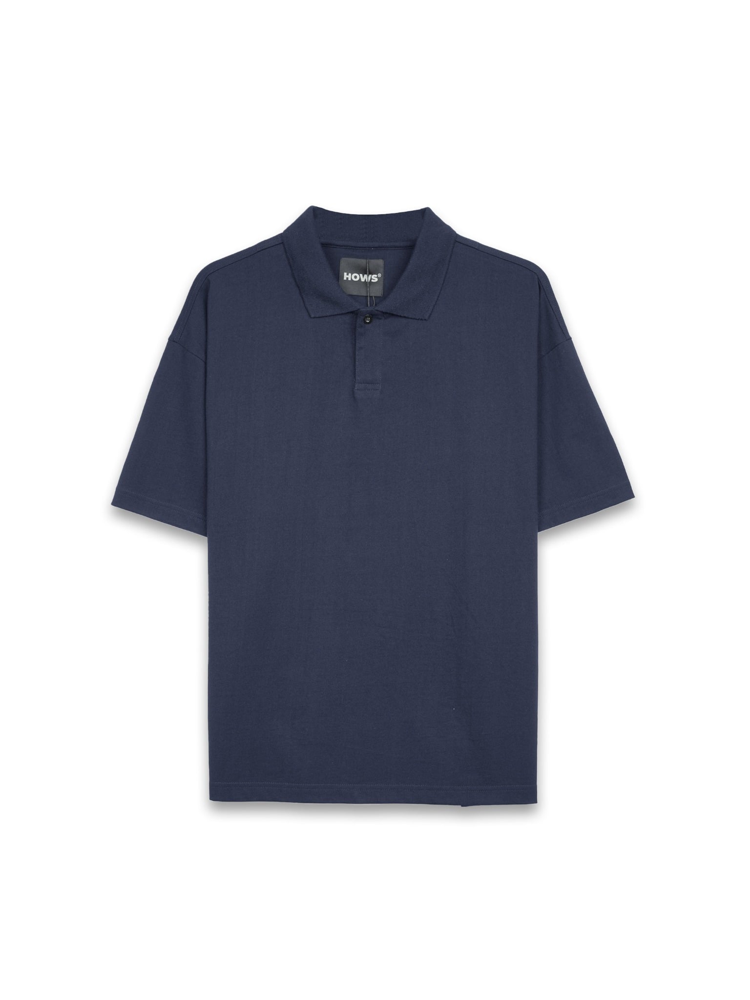  HOWS® POLO BASIC TEE / NAVY 