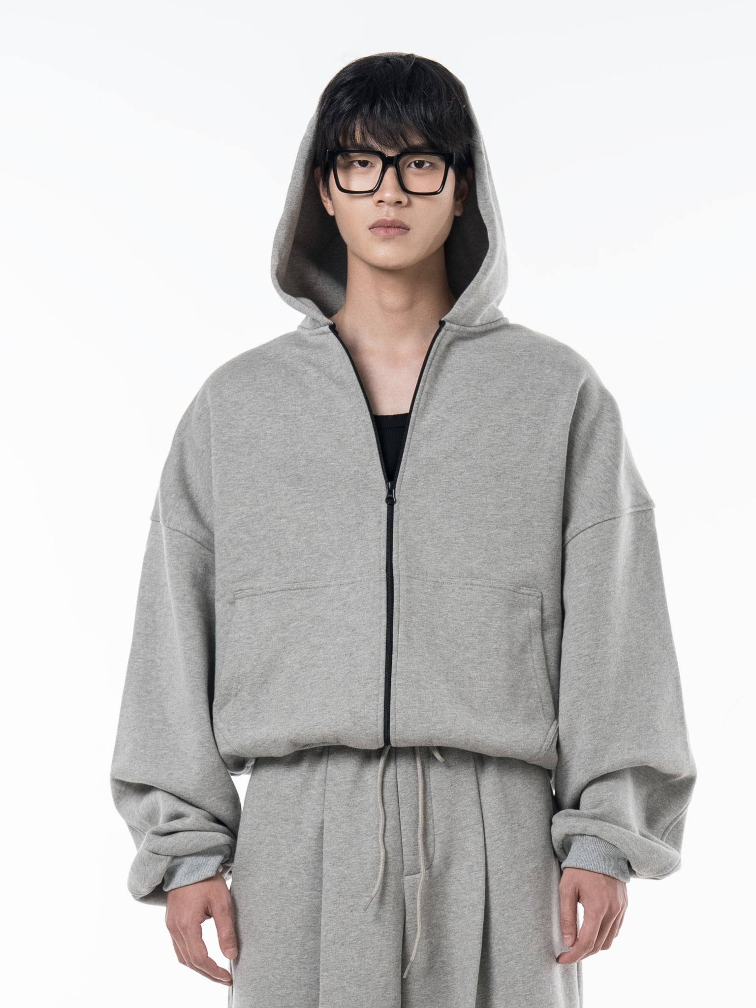  HOWS® HOODIE IN THE NIGHT / CEMENT 