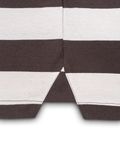  HOWS® STRIPED POLO / BROWN 