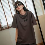  HOWS® BASIC TEE HOWS LOGO / LEAD GREY 