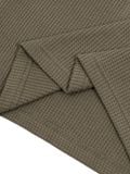  HOWS? WAFFLE LONG SLEEVE HENLEY / MOSS 