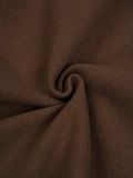  HOWS? HOODIE MELTON WOOL / BROWN 