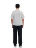  HOWS® LAYERED DETAIL BOXY SHIRT / WHITE 