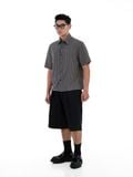  HOWS® BOXY PLAID SHIRT / DARK MOSS 