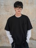  HOWS® BASIC TEE V.2 / BLACK 