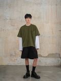  HOWS® BASIC TEE V.2 / MOSS 