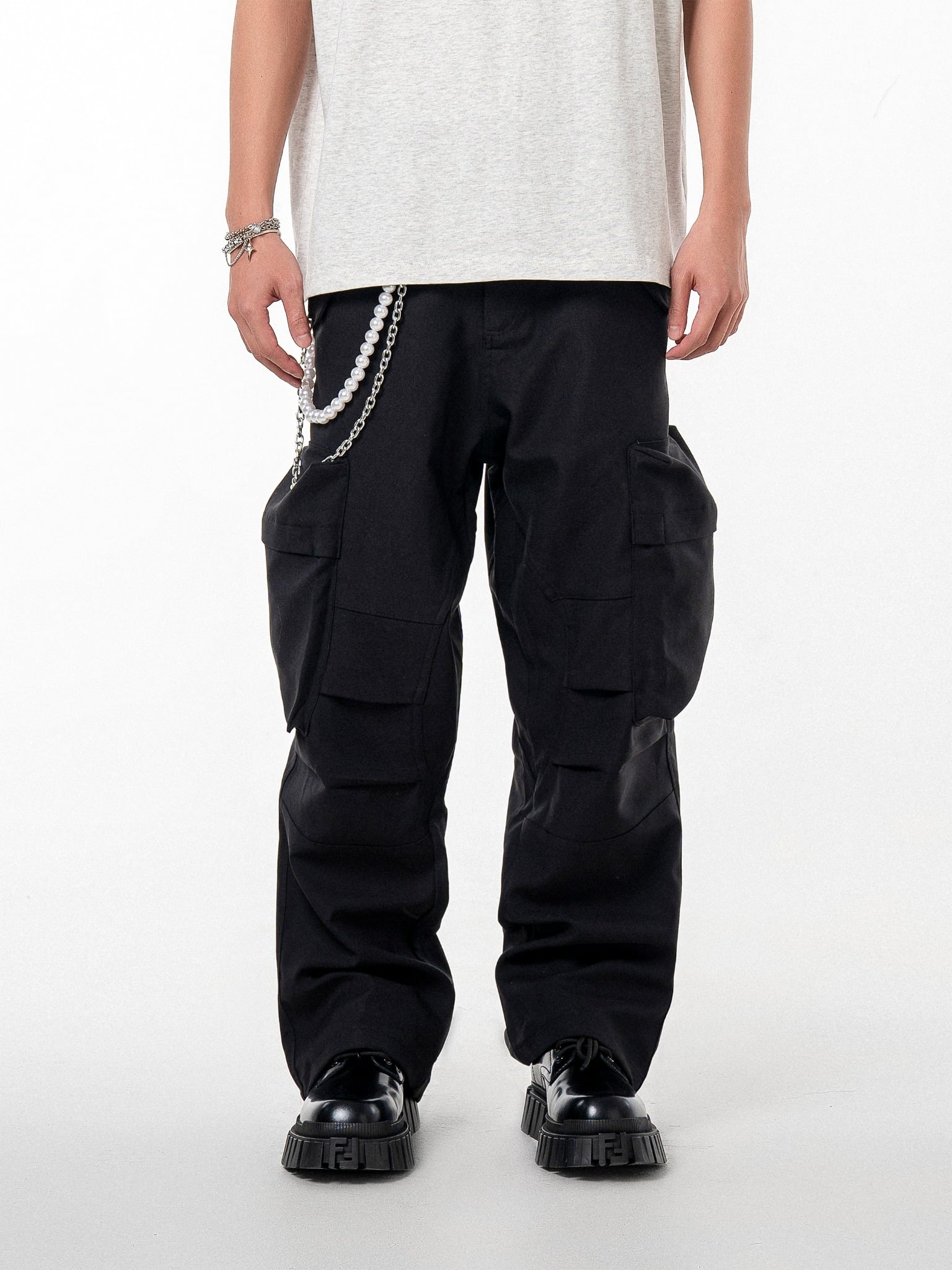  HOWS® TYPE CARGO PANTS / BLACK 