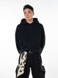  HOWS® HOODIE IN THE NIGHT / BLACK 