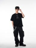  HOWS® ETHEREAL TEE / BLACK 