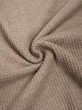  HOWS? WAFFLE LONG SLEEVE HENLEY / CAMEL 