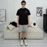  HOWS® BUTON TEE / BLACK 