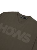  HOWS® RELAXED THE NOISE V-NECK / MOSS 