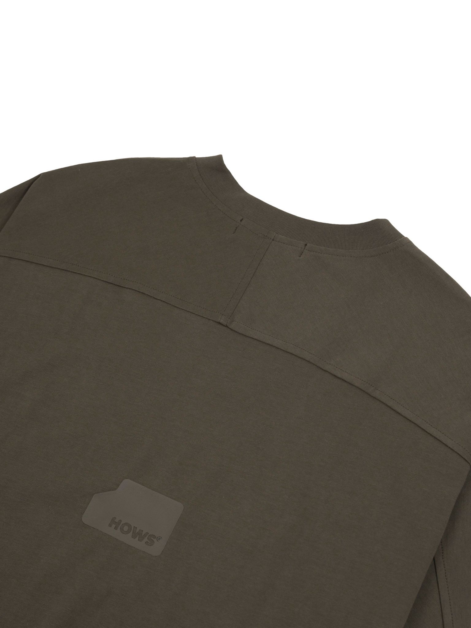  HOWS® RELAXED THE NOISE V-NECK / MOSS 