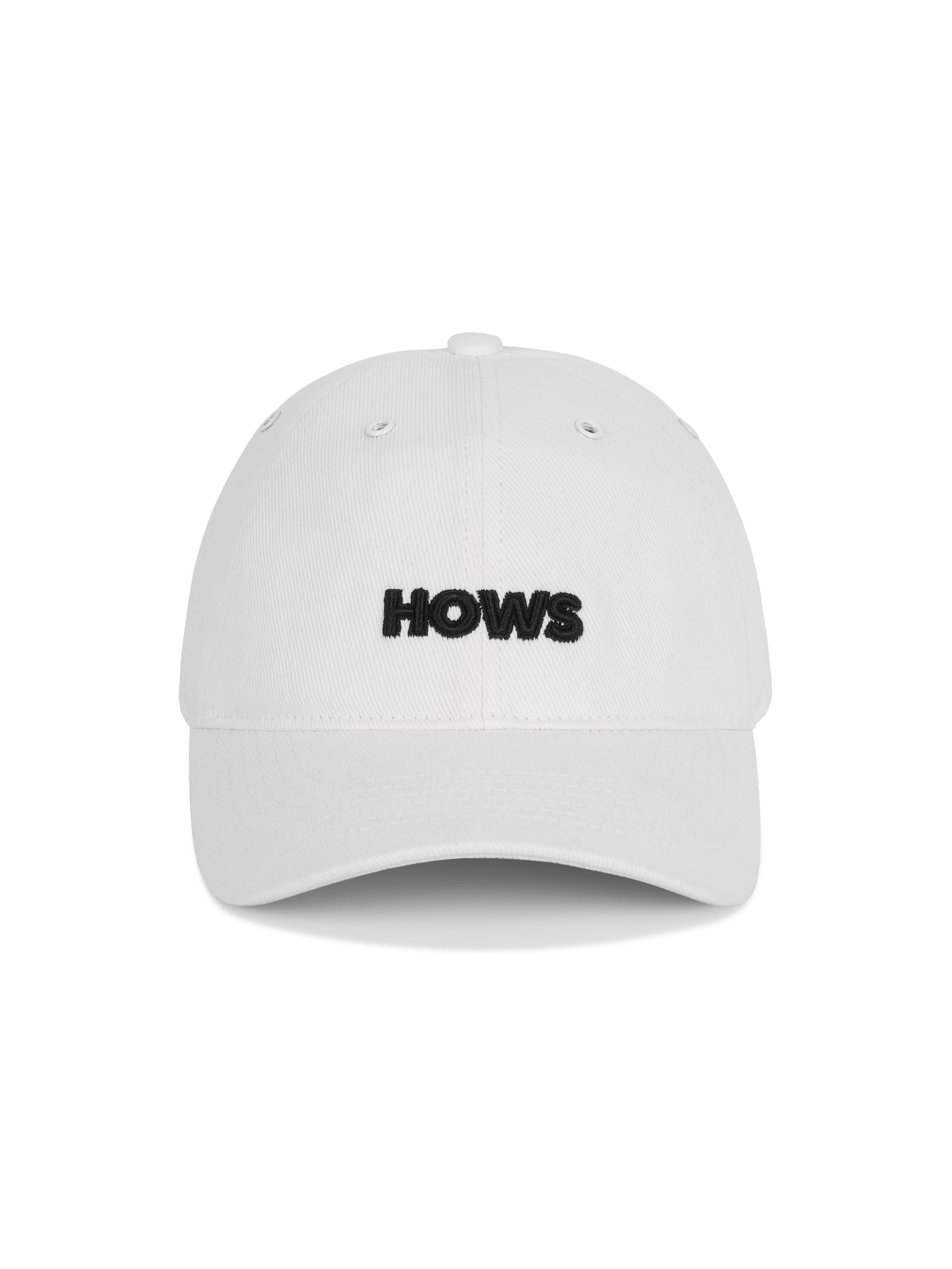  HOWS® SLOGAN LOGO CAP / WHITE 