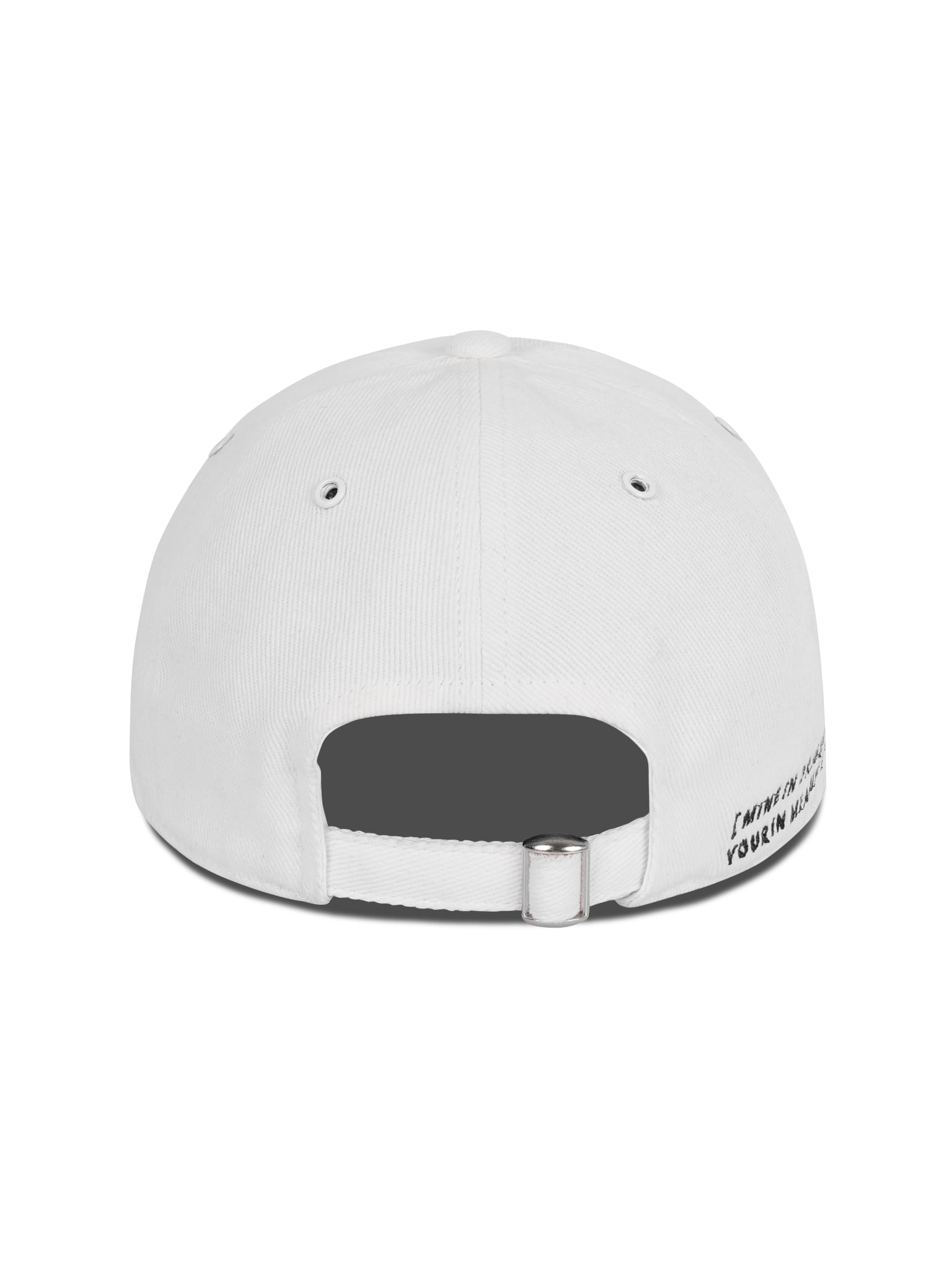  HOWS® SLOGAN LOGO CAP / WHITE 