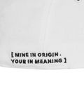  HOWS® SLOGAN LOGO CAP / WHITE 