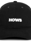  HOWS® SLOGAN LOGO CAP / BLACK 