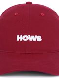  HOWS® SLOGAN LOGO CAP / RED 