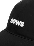  HOWS® SLOGAN LOGO CAP / BLACK 