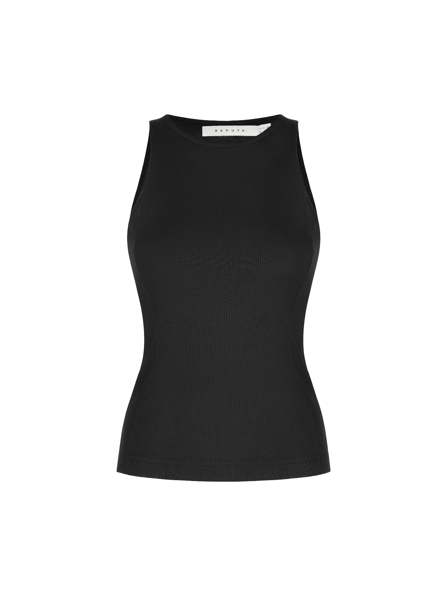  REPUTE. BASIC TANKTOP / BLACK 