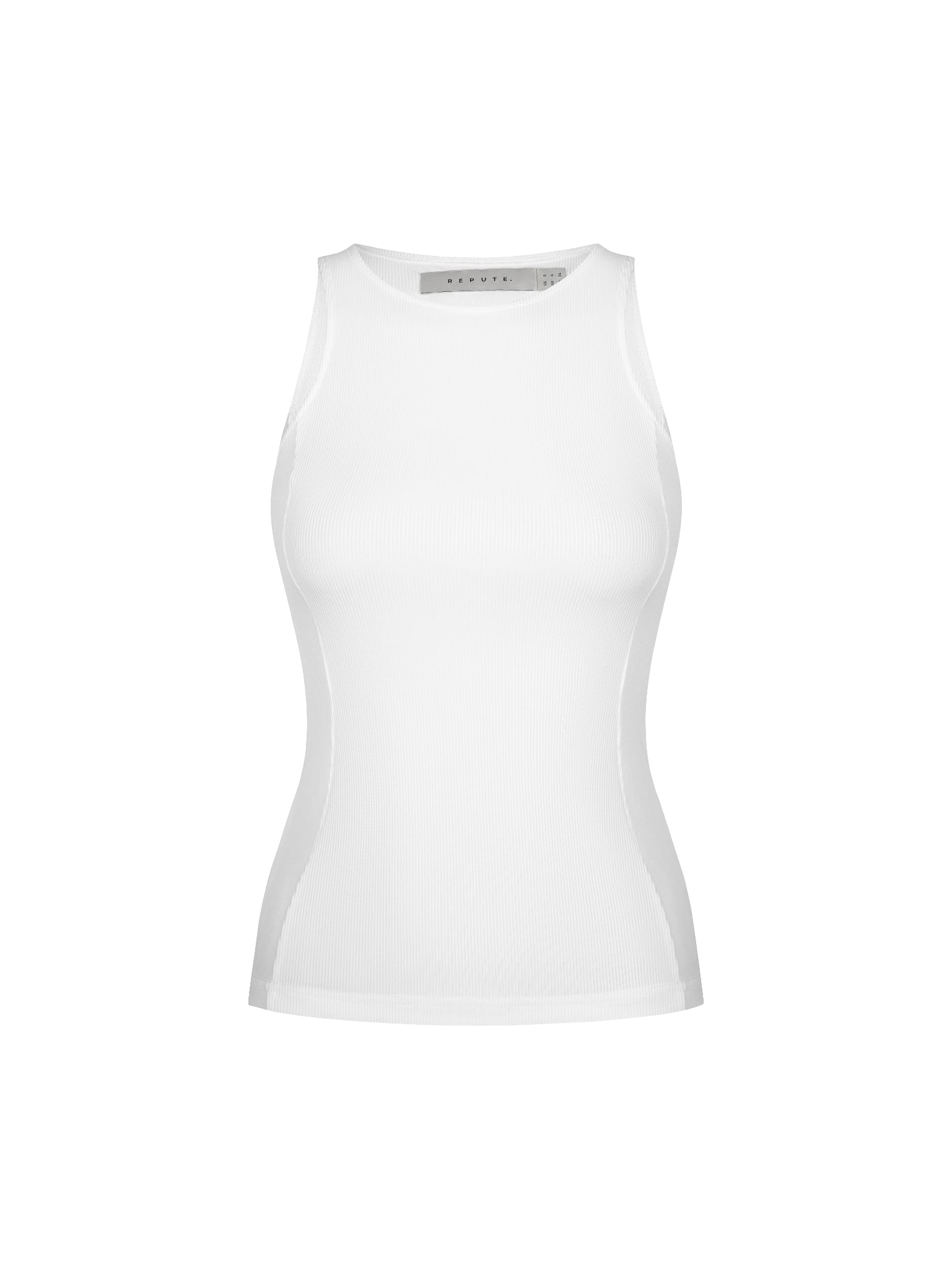  REPUTE. BASIC TANKTOP / WHITE 