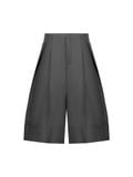  REPUTE. THE SIDE PLEAT-SHORTS / GREY 