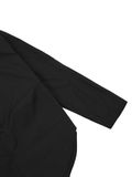  HOWS® COTTON KATE RELAXED SHIRT / BLACK 