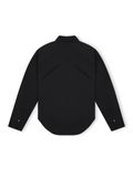  HOWS® COTTON KATE RELAXED SHIRT / BLACK 