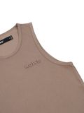  HOWS? THE GRID TANK TOP / BEIGE 