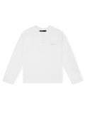  HOWS? BROKEN AXIS LSSHIRT / WHITE 