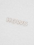  HOWS? BROKEN AXIS LSSHIRT / WHITE 