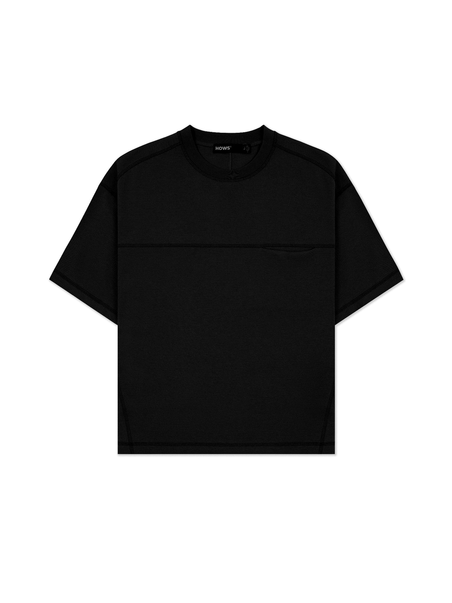  HOWS® NOVA T-SHIRT / BLACK 