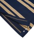  HOWS® NAVA STRIPED T-SHIRT / BROWN x NAVY 