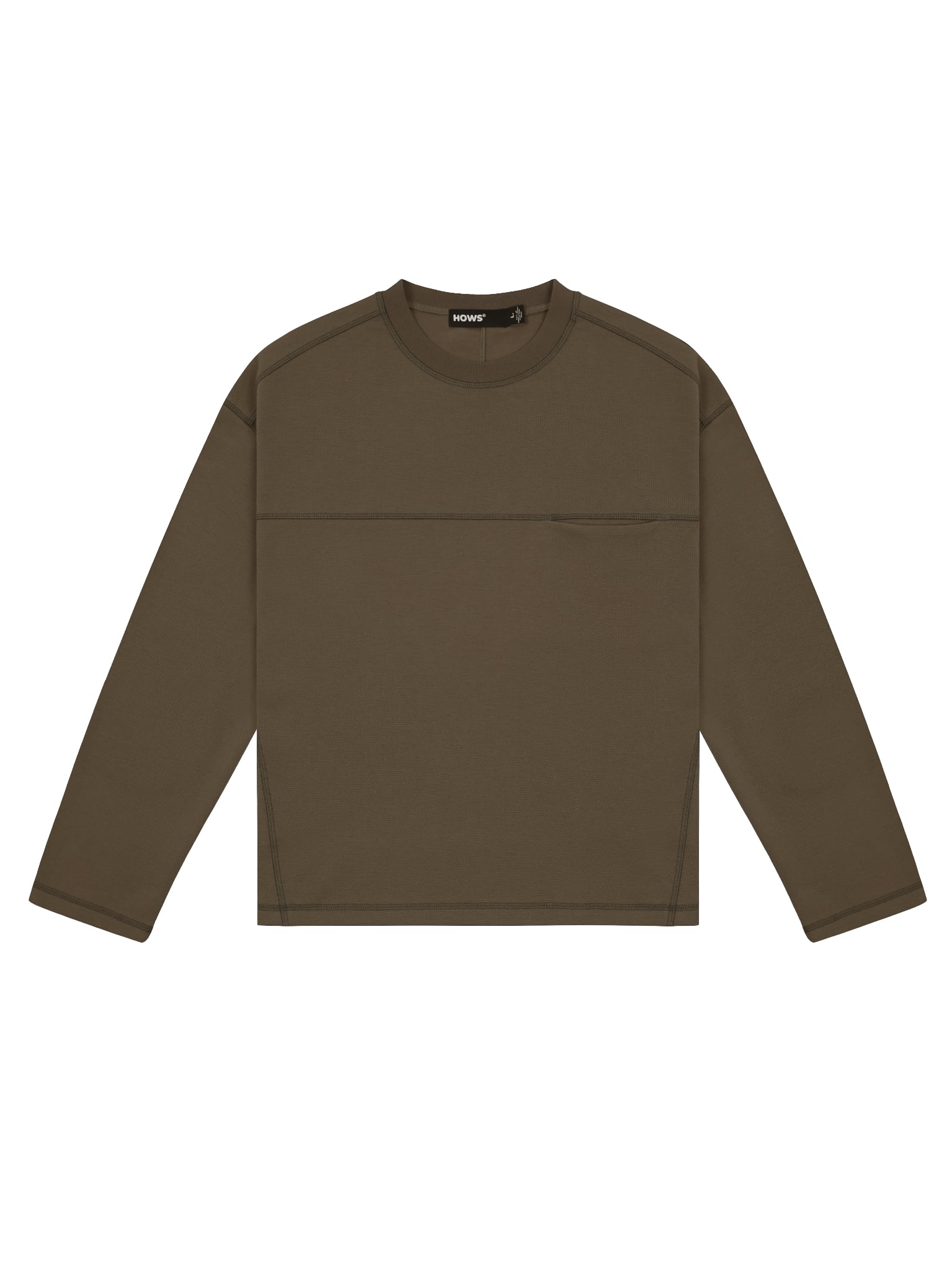  HOWS® NOVA LONG SLEEVE T-SHIRT / MOSS 