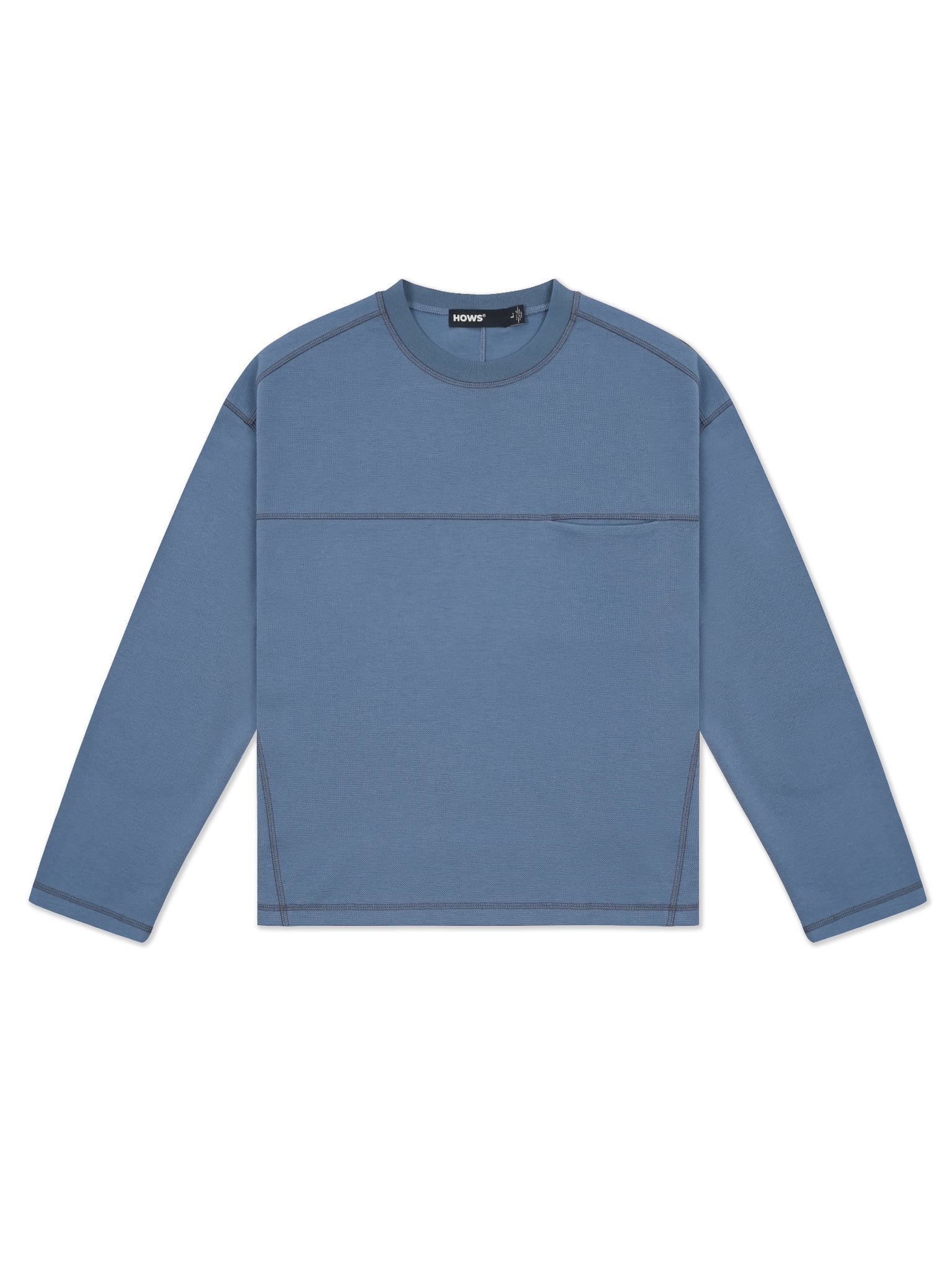  HOWS® NOVA LONG SLEEVE T-SHIRT / BLUE 