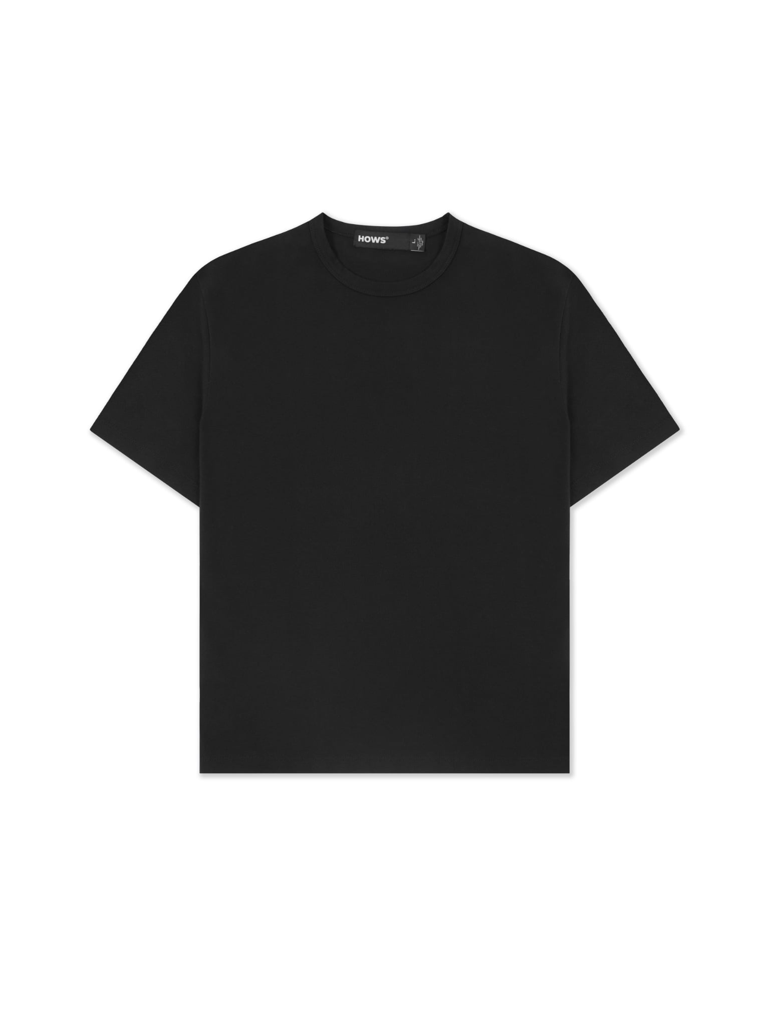  HOWS® BOX T-SHIRT / BLACK 