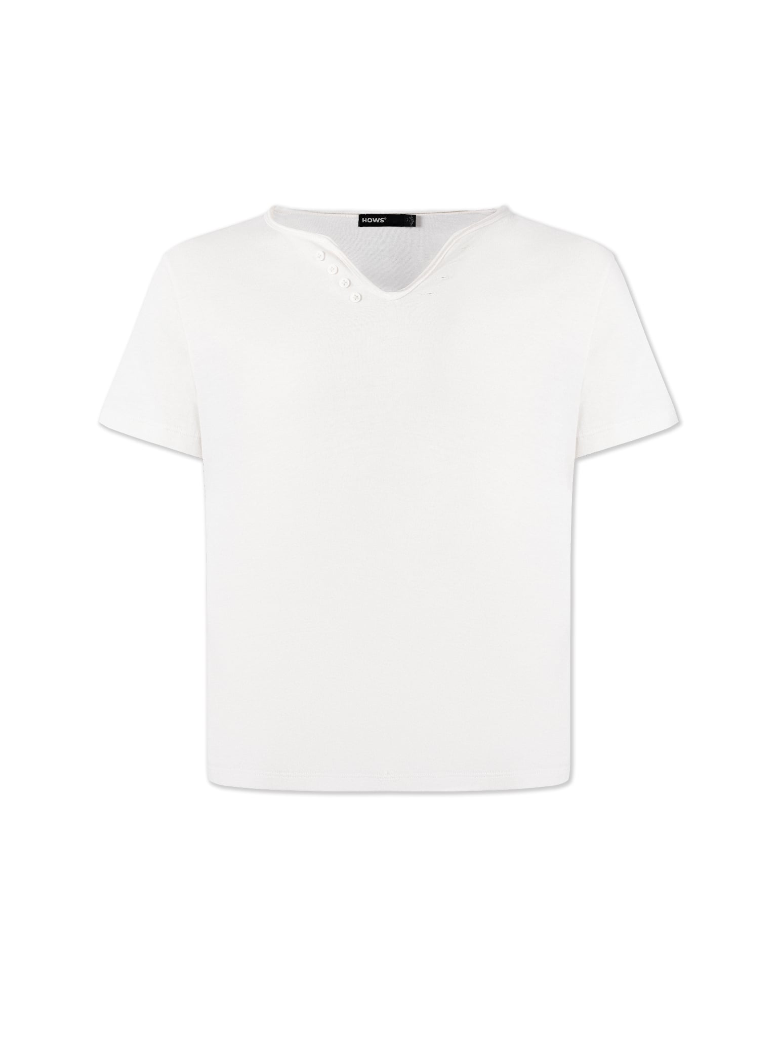  HOWS® LOOSE V TEE / CREAM 