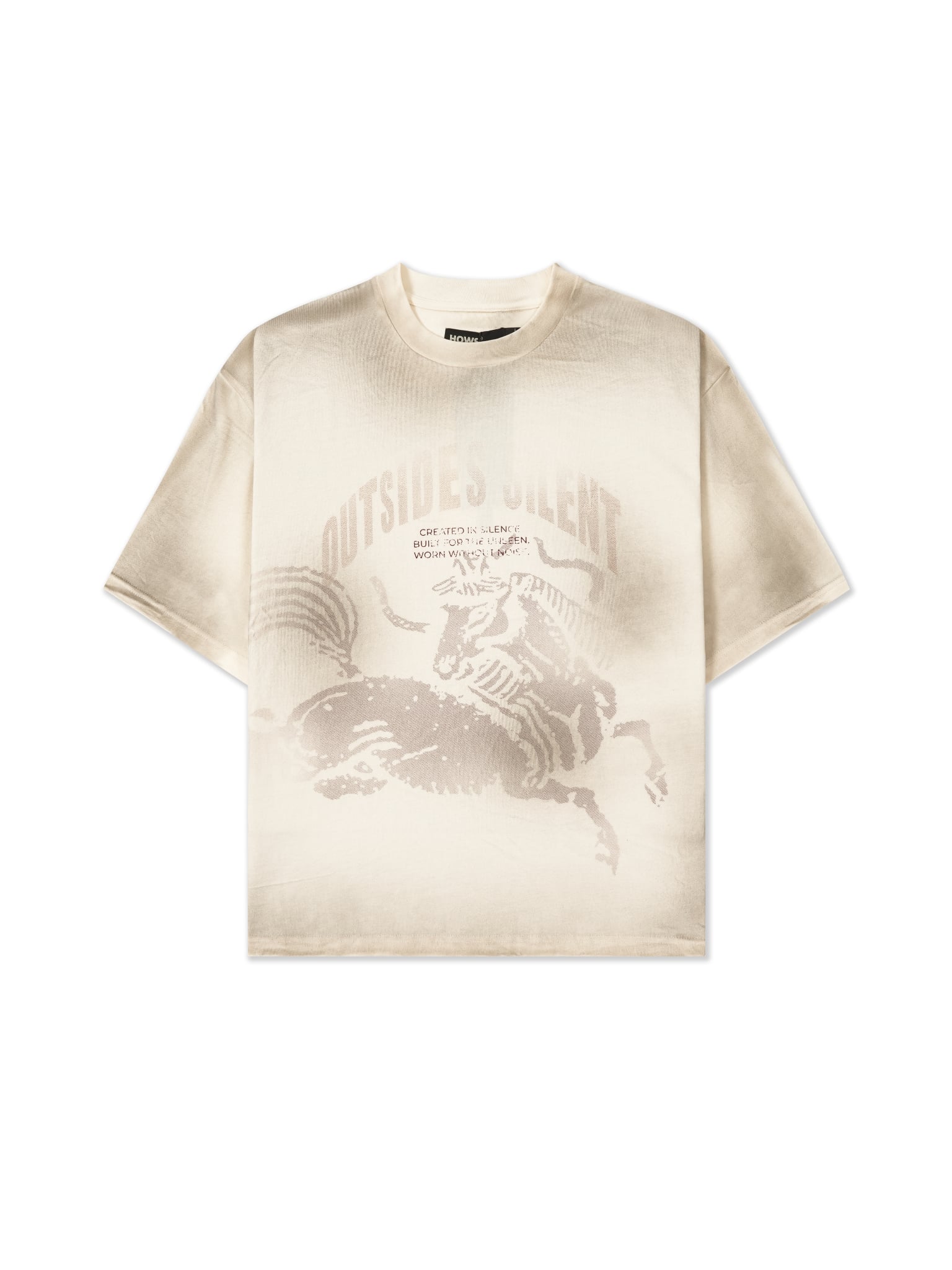  HOWS® THE UNSEEN HORSE TEE / CREAM 