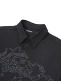  HOWS® DARK HORSE LONG SLEEVE SHIRT / BLACK 