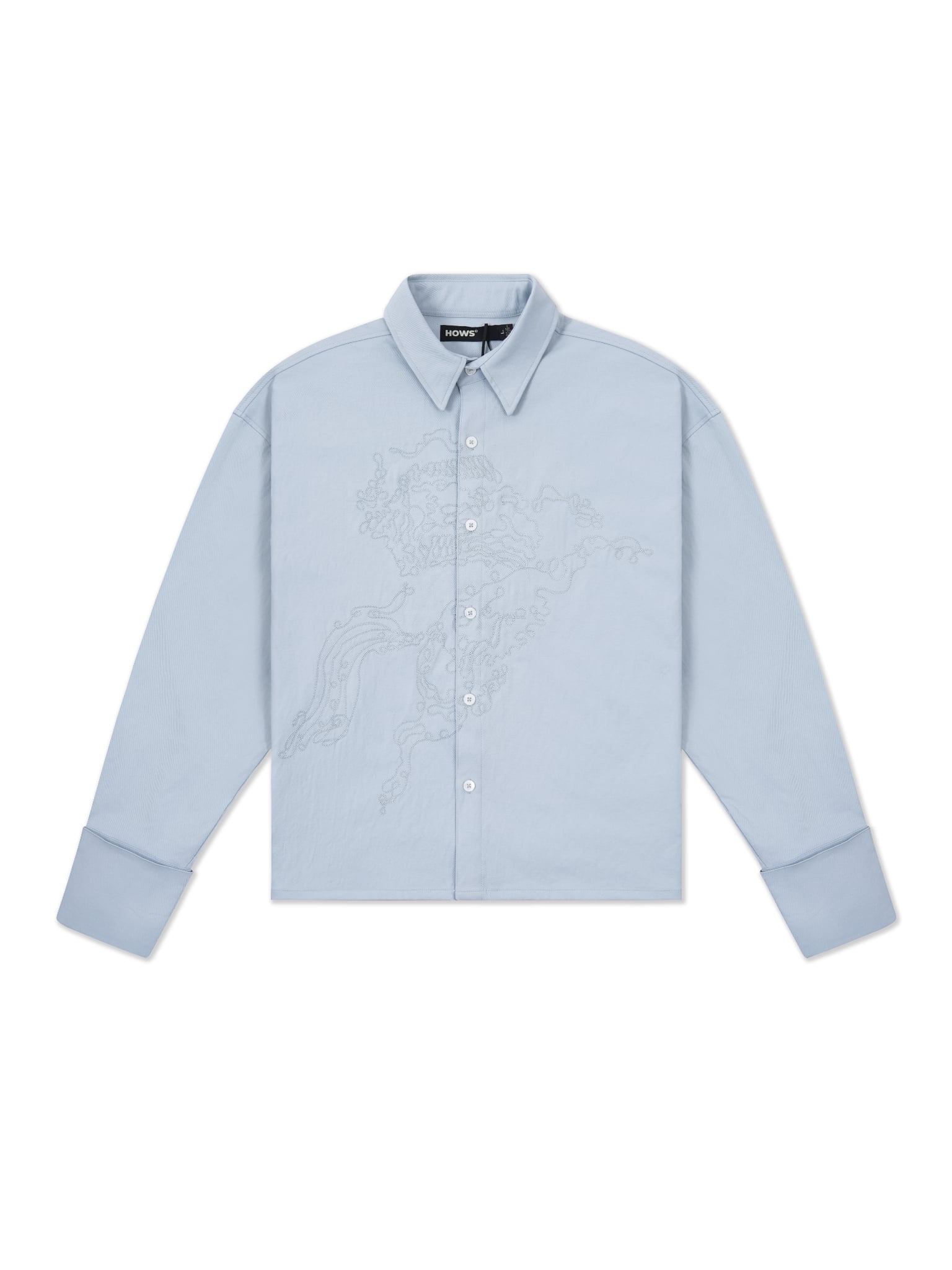  HOWS® DARK HORSE LONG SLEEVE SHIRT / BLUE 