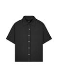  HOWS® URBAN PINSTRIPE SHIRT / BLACK 
