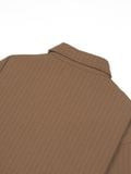  HOWS® URBAN PINSTRIPE SHIRT / BROWN 