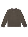  HOWS® NOVA LONG SLEEVE T-SHIRT / BROWN 