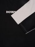  HOWS® URBAN CONTRAST RAGLAN T-SHIRT / BLACK 