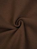  HOWS® HOODIE MELTON WOOL / BROWN 