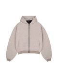  HOWS® HOODIE MELTON WOOL / LIGHT GREY 