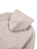  HOWS® HOODIE MELTON WOOL / LIGHT GREY 