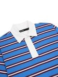  HOWS® OLD SCHOOL STRIPED POLO V.2 / NAVY x WHITE 