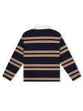  HOWS® OLD SCHOOL STRIPED POLO V.2 / BROWN x NAVY 
